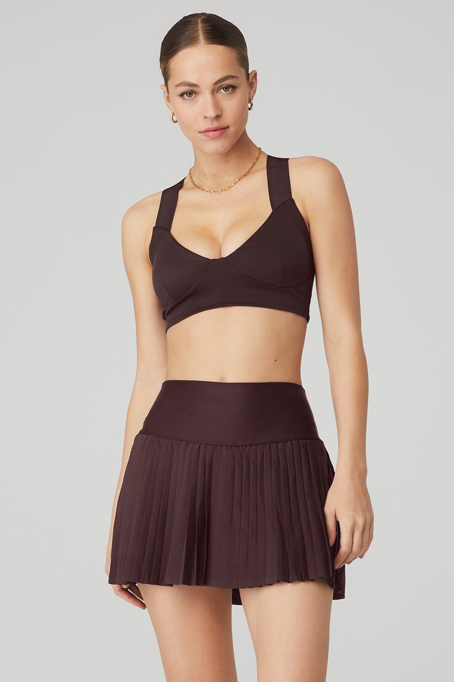 Airbrush Rev It Up Bra - Raisin sold by Alo Yoga