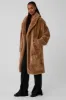 Oversized Faux Fur Trench - Toasted Almond sold by Alo Yoga