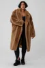 Oversized Faux Fur Trench - Toasted Almond sold by Alo Yoga