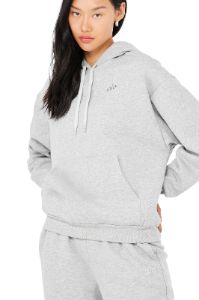 Accolade Hoodie & Accolade Straight Leg Sweatpant Set - Athletic Heather Grey sold by Alo Yoga