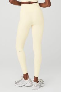 7/8 High-Waist Airbrush Legging - French Vanilla sold by Alo Yoga