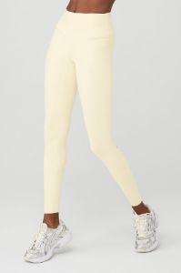 7/8 High-Waist Airbrush Legging - French Vanilla sold by Alo Yoga