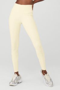 7/8 High-Waist Airbrush Legging - French Vanilla sold by Alo Yoga