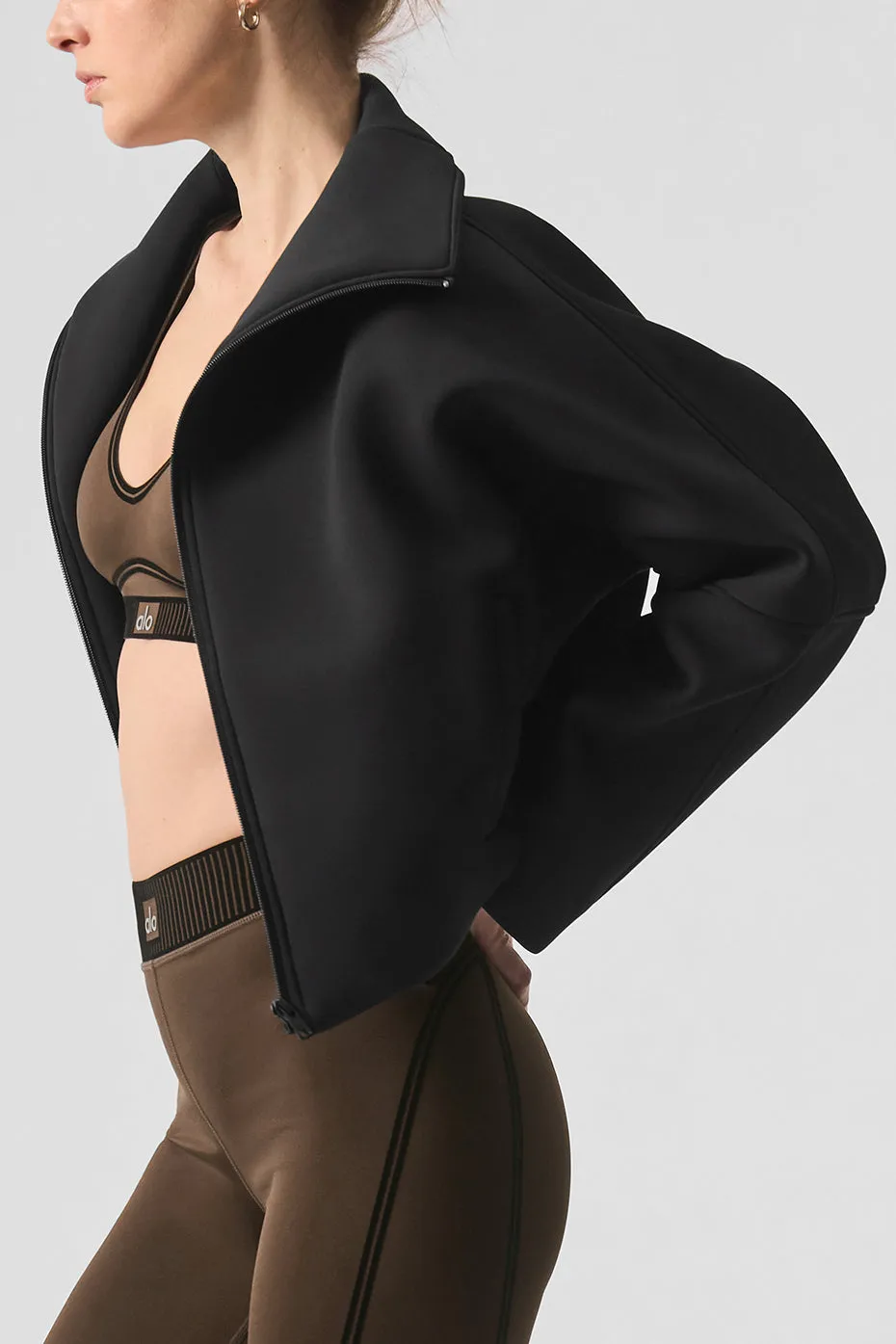 Technical Form Jacket - Black sold by Alo Yoga product image thumbnail 4