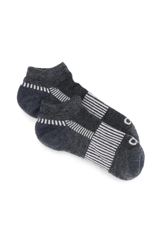 Women's Wool Tech Sock - Dark Heather Grey sold by Alo Yoga