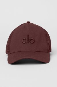 District Trucker Hat - Cherry Cola sold by Alo Yoga