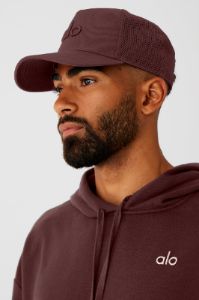 District Trucker Hat - Cherry Cola sold by Alo Yoga