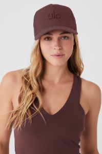 District Trucker Hat - Cherry Cola sold by Alo Yoga