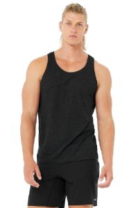 Triumph Tank - Black Heather sold by Alo Yoga