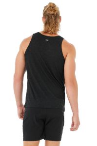 Triumph Tank - Black Heather sold by Alo Yoga