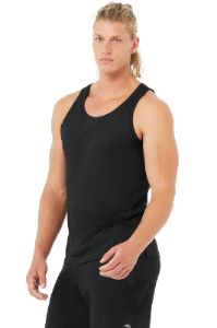Triumph Tank - Black Heather sold by Alo Yoga