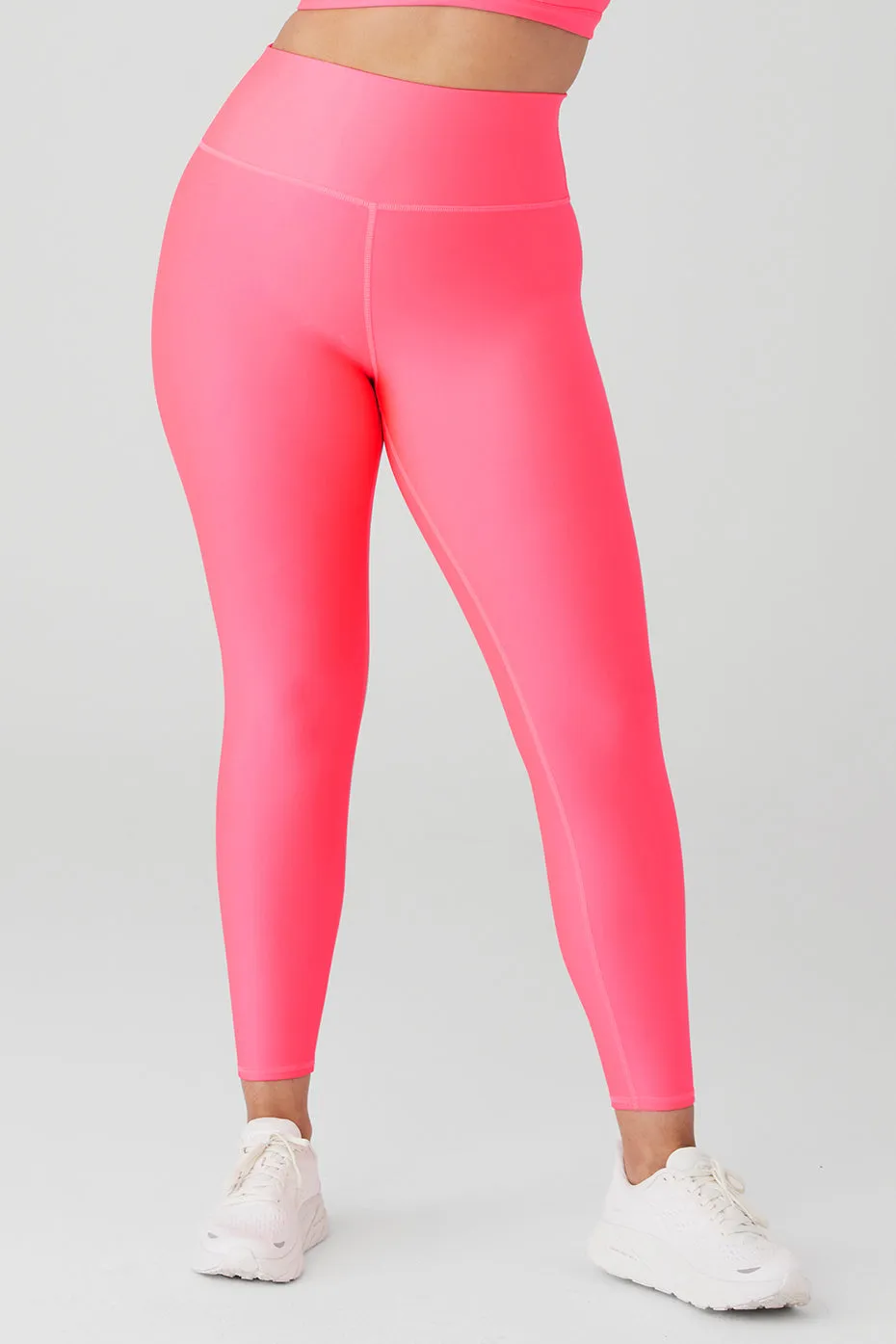 7/8 High-Waist Airlift Legging - Fluorescent Pink Coral sold by Alo Yoga product image thumbnail 5