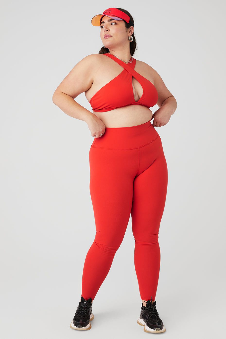 Airbrush Destination Bra & High-Waist Airbrush Legging Set sold by Alo Yoga