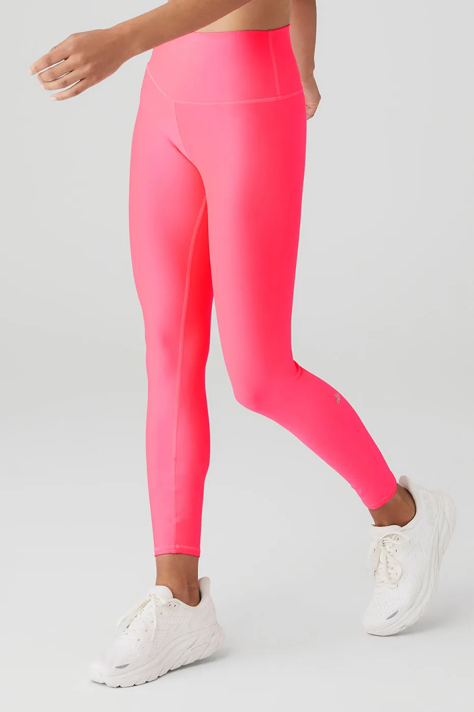 7/8 High-Waist Airlift Legging - Fluorescent Pink Coral sold by Alo Yoga product image thumbnail 3