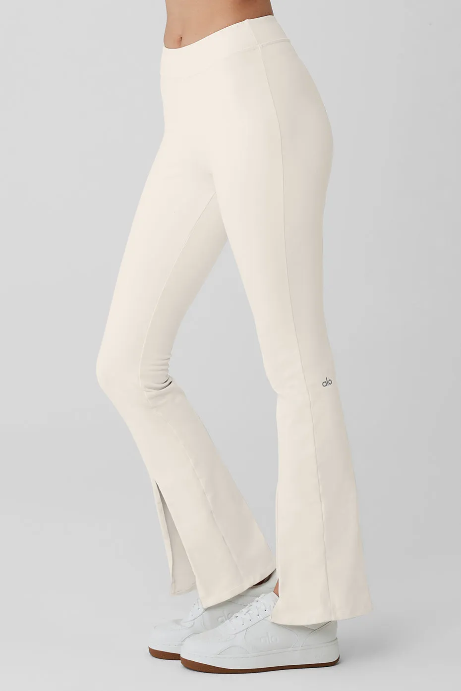 Airbrush High-Waist Flutter Legging - Ivory sold by Alo Yoga product image thumbnail 3