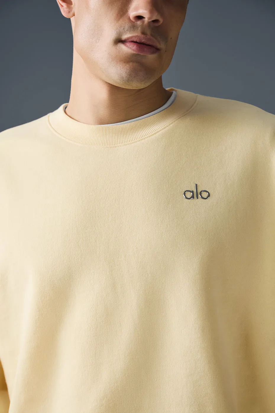 Accolade Crew Neck Pullover - Lemon Ice sold by Alo Yoga product image thumbnail 3
