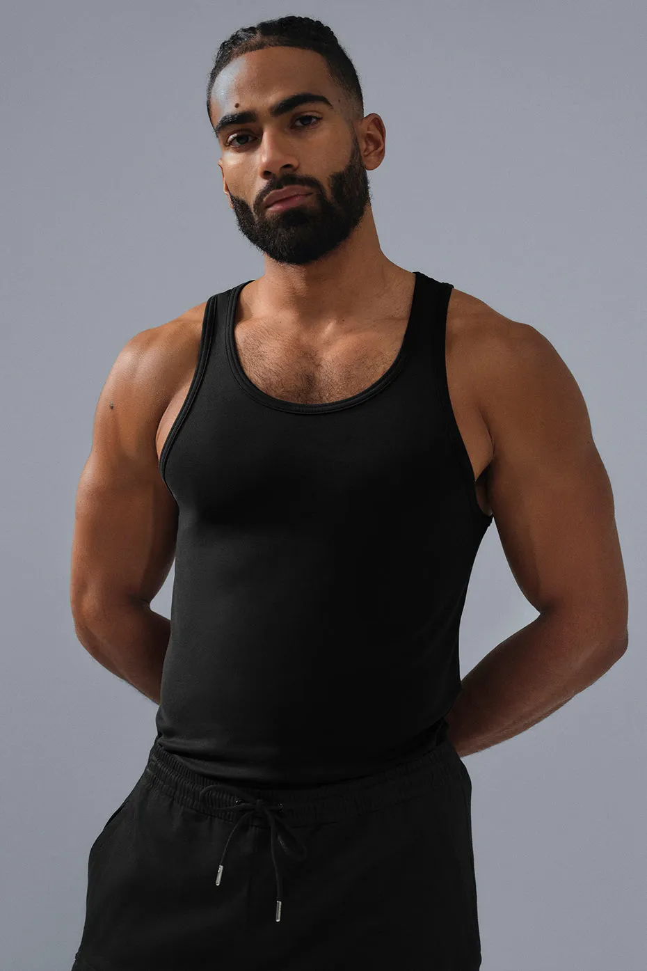 Everyday Modal Rib Tank - Black sold by Alo Yoga