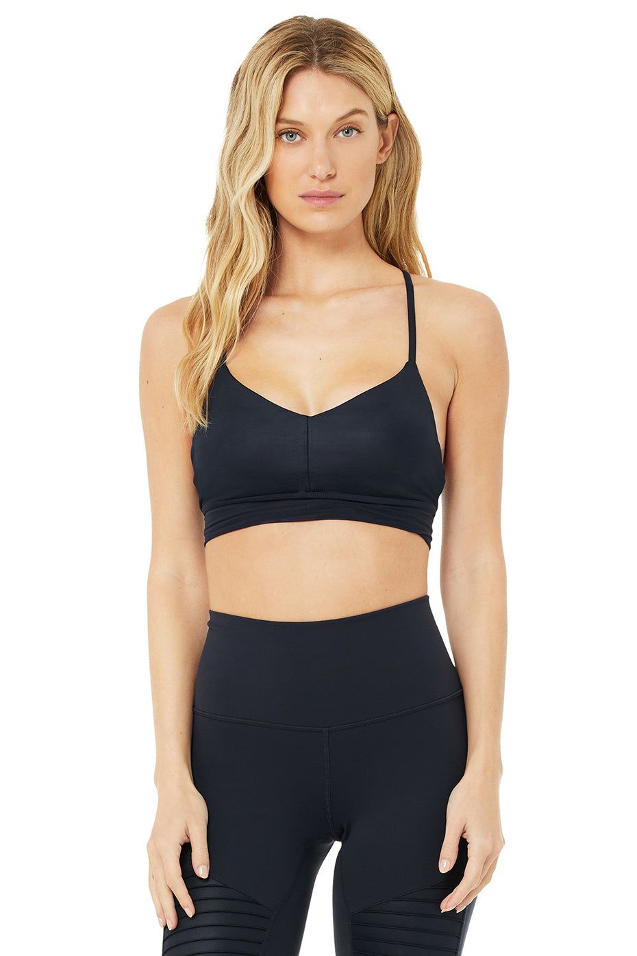 Lavish Bra - Dark Navy sold by Alo Yoga
