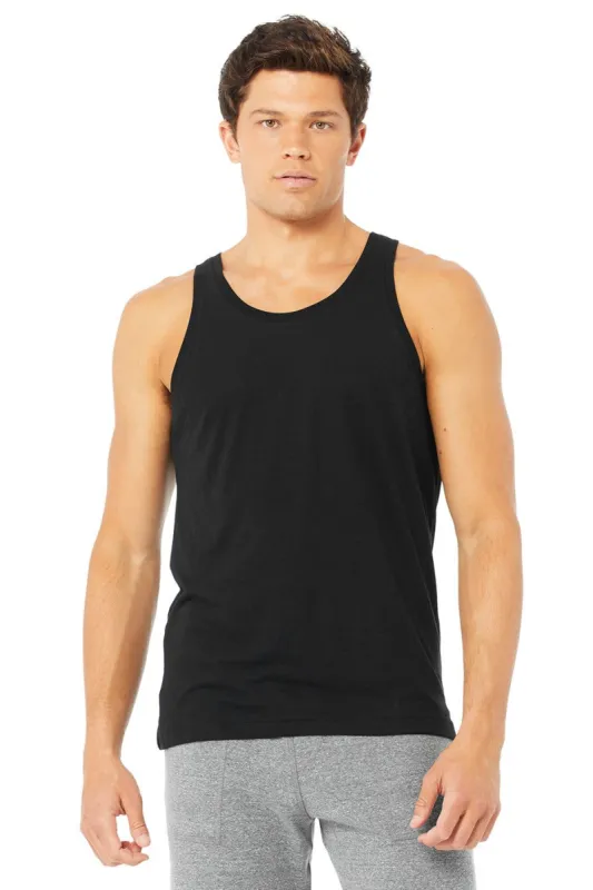 Triumph Tank - Solid Black Triblend sold by Alo Yoga