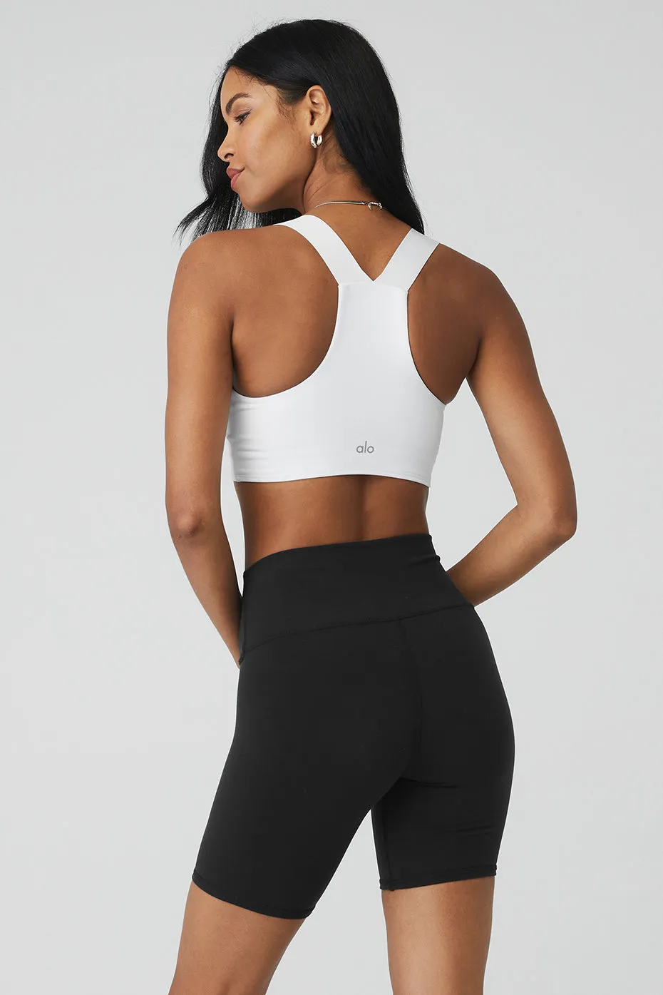 Airbrush Rev It Up Bra - White sold by Alo Yoga product image thumbnail 3