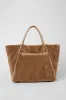 Faux Fur Tote Bag - Toasted Almond sold by Alo Yoga