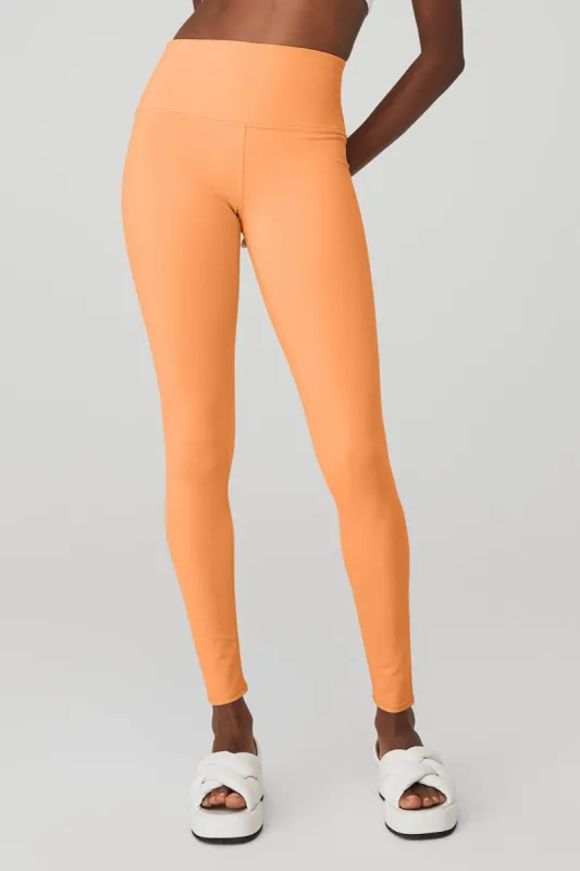 High-Waist Airbrush Legging - Cantaloupe made by Alo Yoga