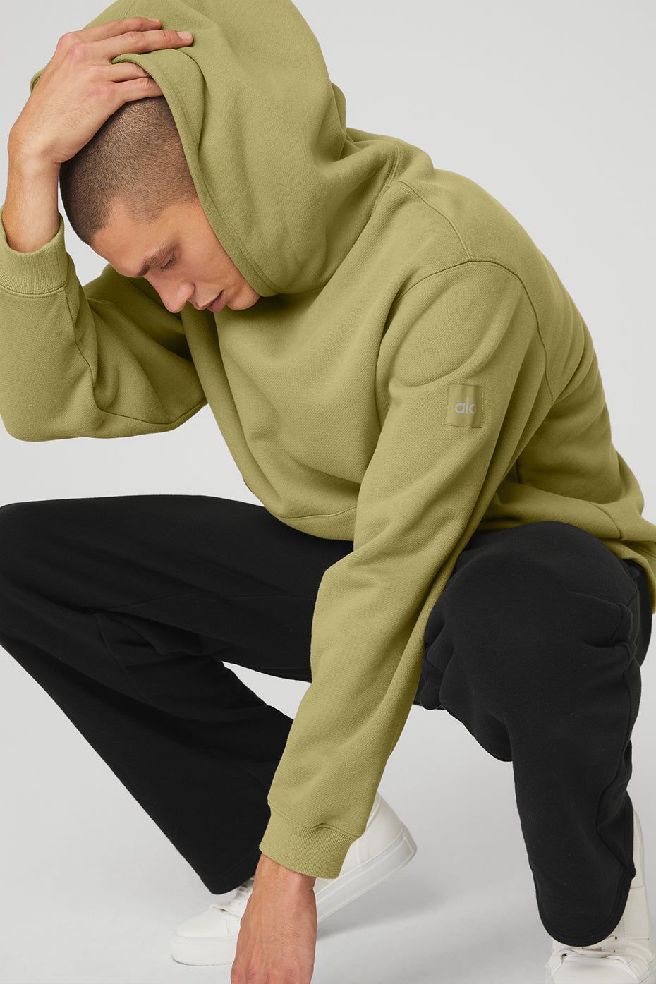 Renown Heavy Weight Hoodie - Wasabi sold by Alo Yoga product image thumbnail 4