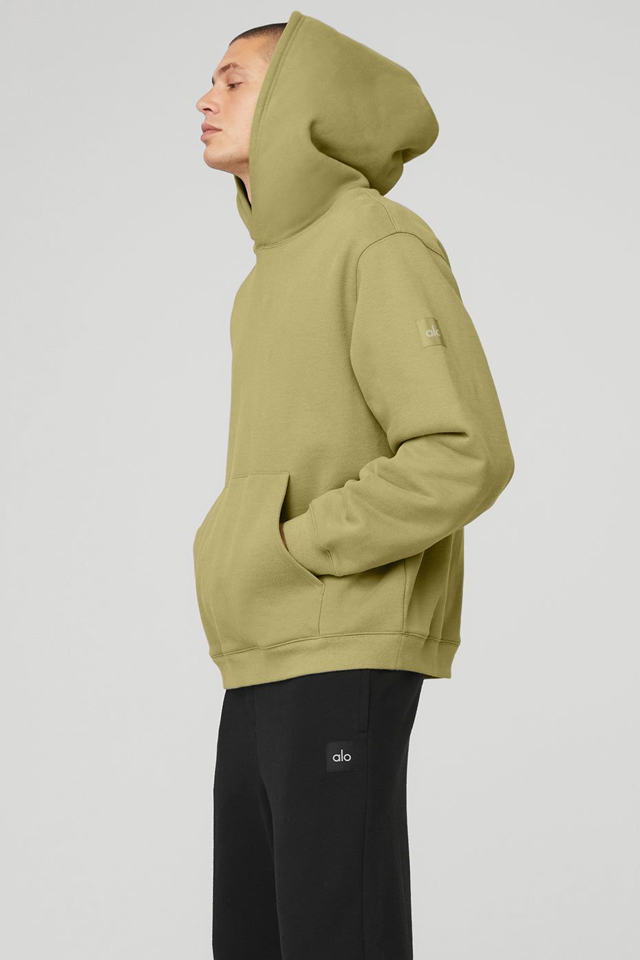 Renown Heavy Weight Hoodie - Wasabi sold by Alo Yoga product image thumbnail 3
