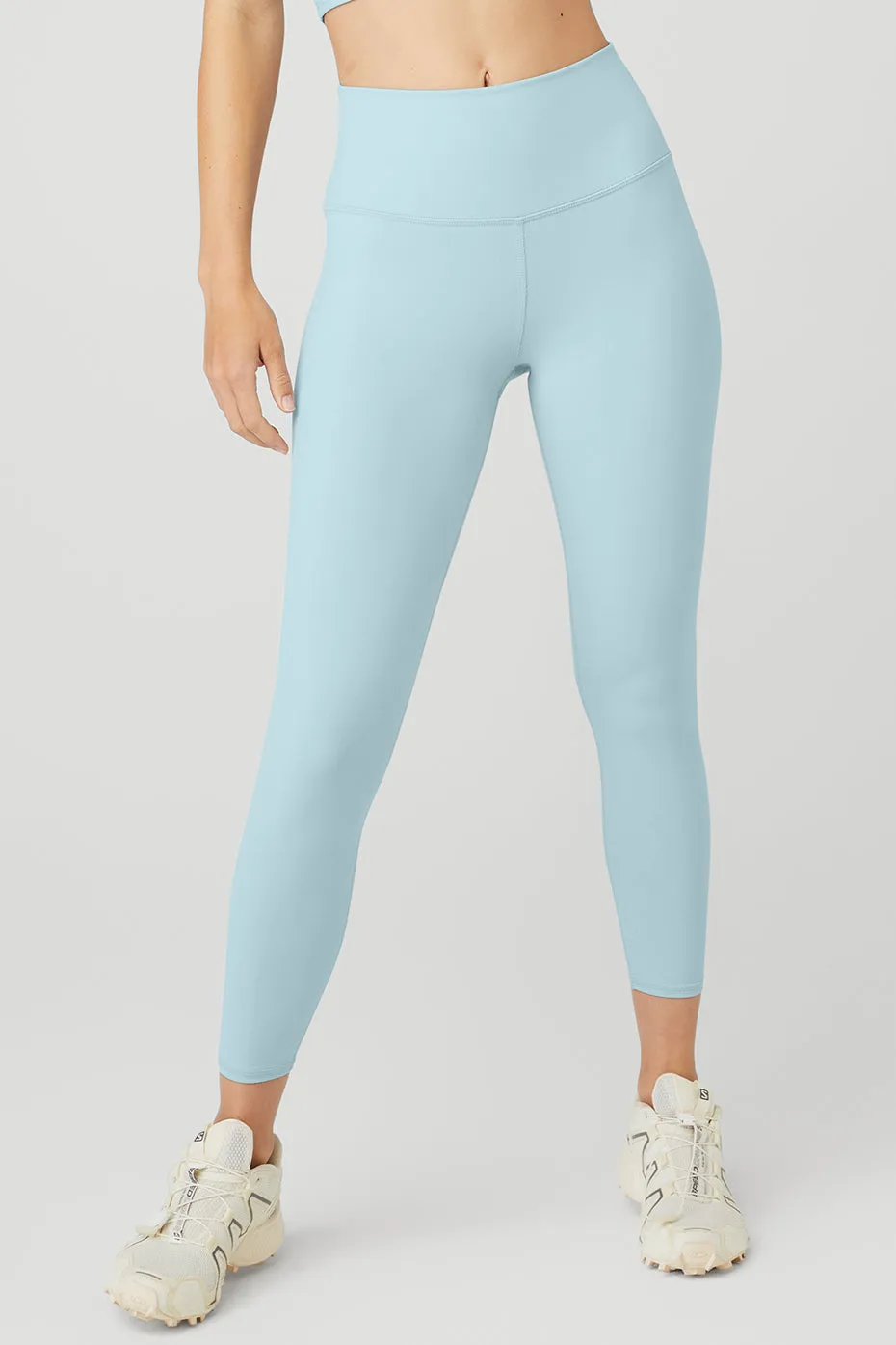 7/8 High-Waist Airbrush Legging - Chalk Blue sold by Alo Yoga