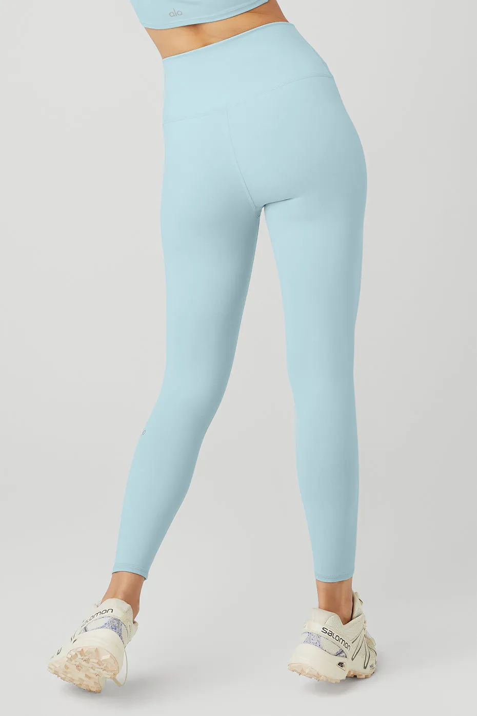 7/8 High-Waist Airbrush Legging - Chalk Blue sold by Alo Yoga product image thumbnail 2