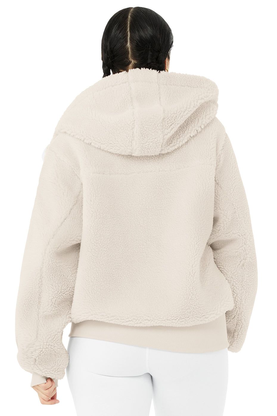 alo Foxy Sherpa Jacket アロー ブルゾン アイボリー M Foxy Sherpa Jacket - Ivory | ALO