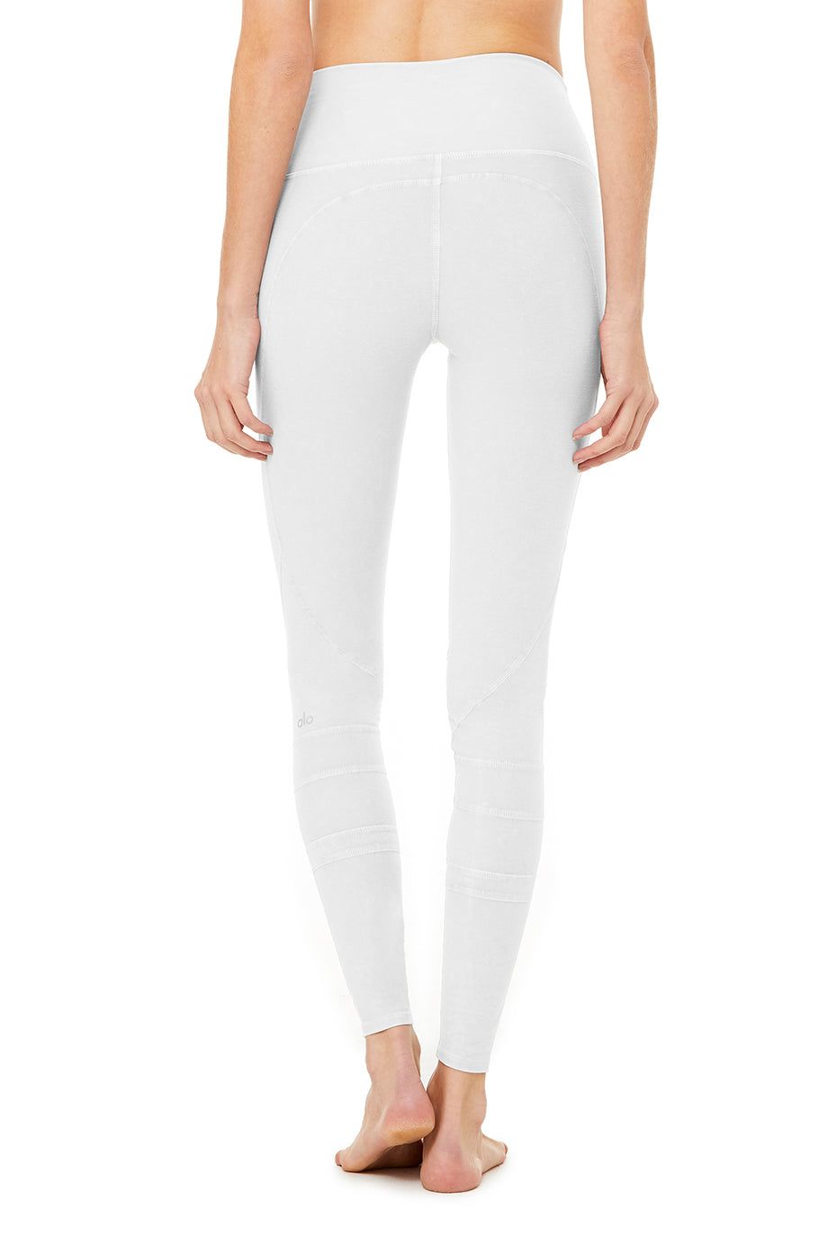 High-Waist Alo Sueded Momentum Legging - Chalk Wash sold by Alo Yoga product image thumbnail 3