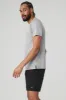 Triumph Raglan Tee - Athletic Heather Grey sold by Alo Yoga