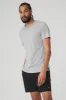 Triumph Raglan Tee - Athletic Heather Grey sold by Alo Yoga