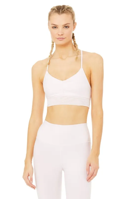 Lavish Bra - Soft Pink Glossy/Soft Pink sold by Alo Yoga