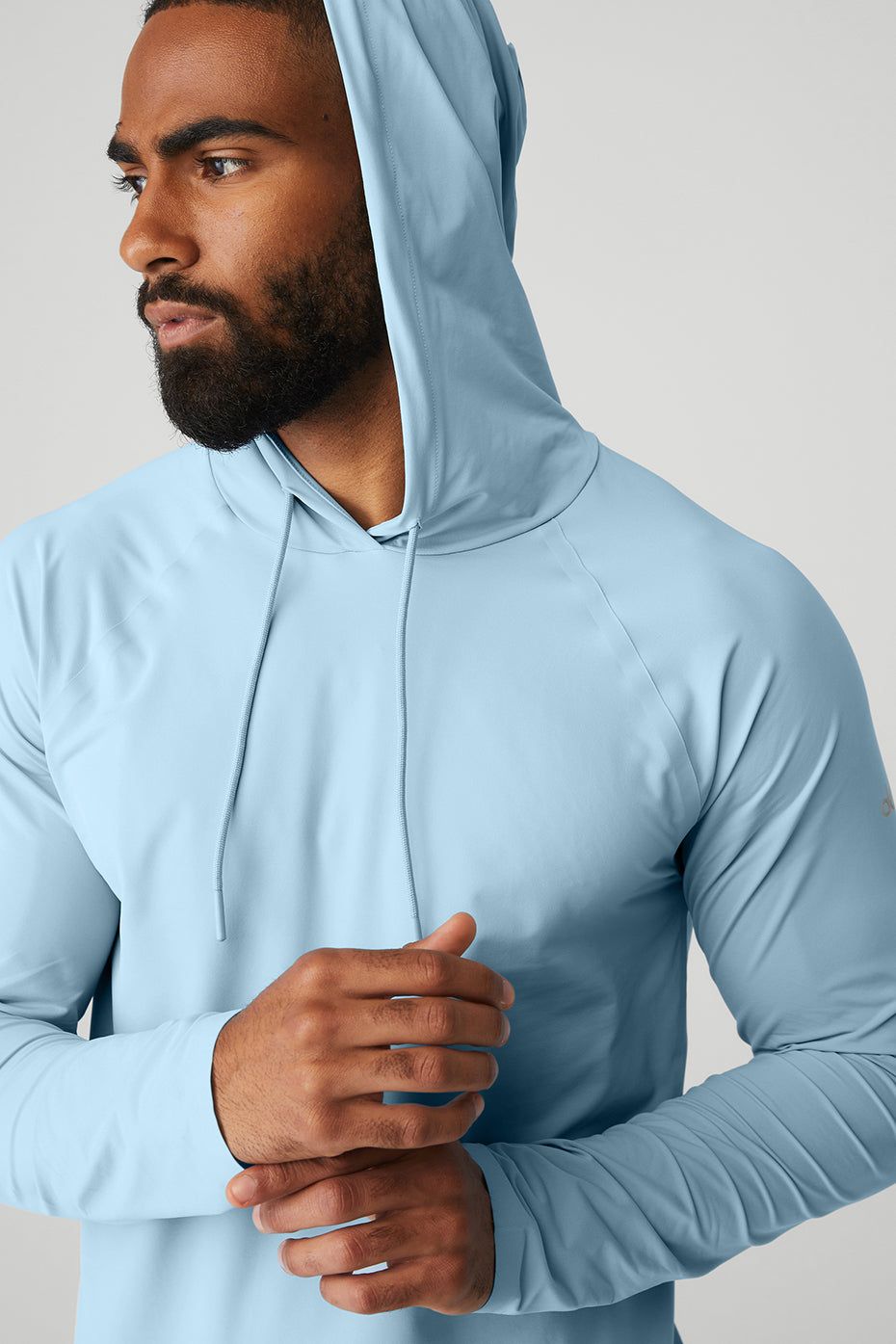 Idol Hooded Runner - Calm Blue sold by Alo Yoga product image thumbnail 4