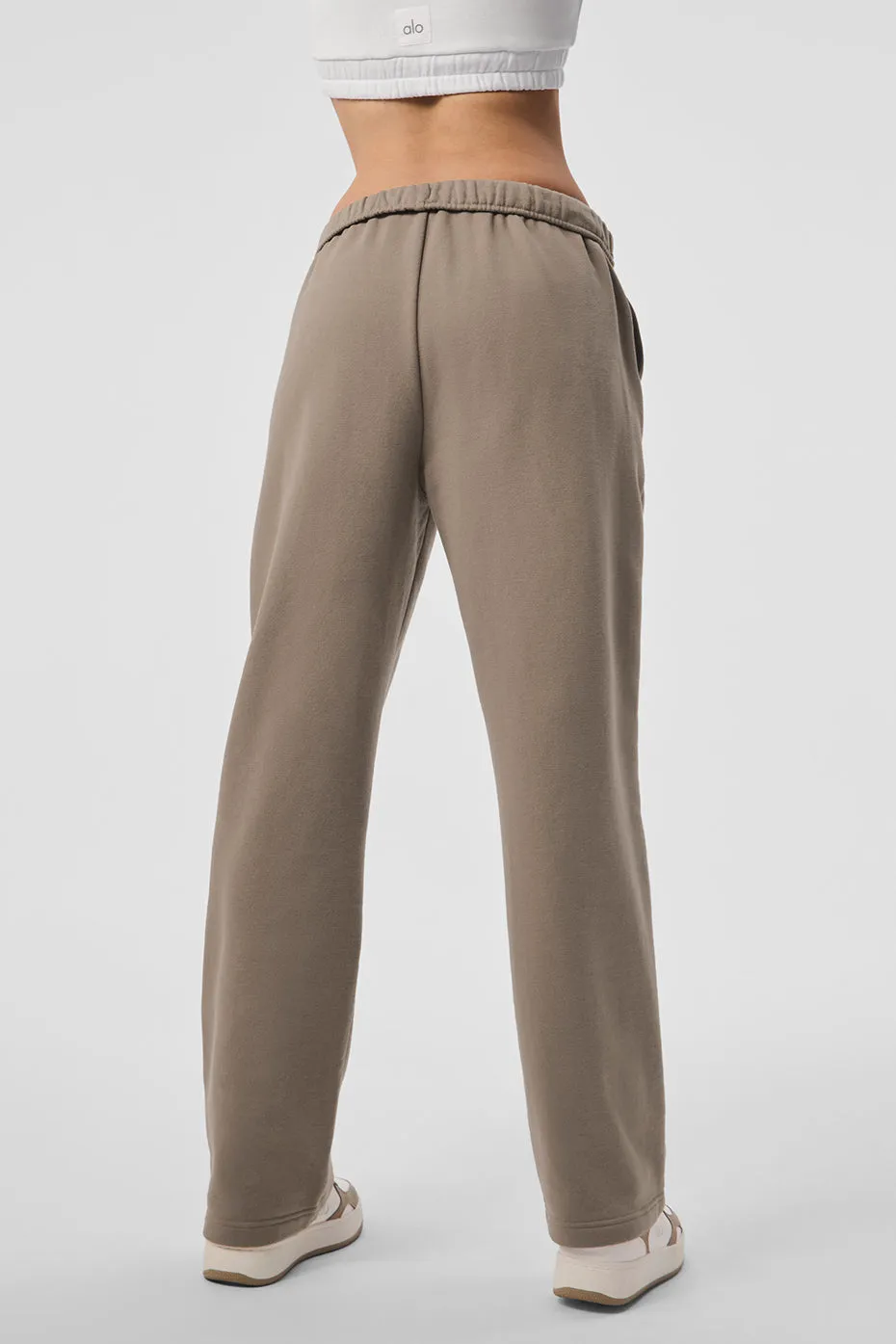 Accolade Straight Leg Sweatpant - Gravel sold by Alo Yoga product image thumbnail 4