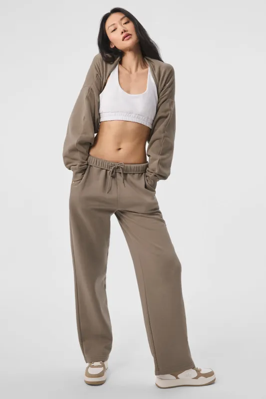 Accolade Straight Leg Sweatpant - Gravel sold by Alo Yoga
