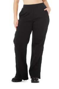 Courtside Tearaway Snap Pant - Black sold by Alo Yoga