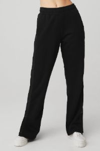 Courtside Tearaway Snap Pant - Black sold by Alo Yoga