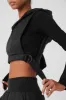 Cropped Snowrider Sleeveless Puffer Top - Black sold by Alo Yoga