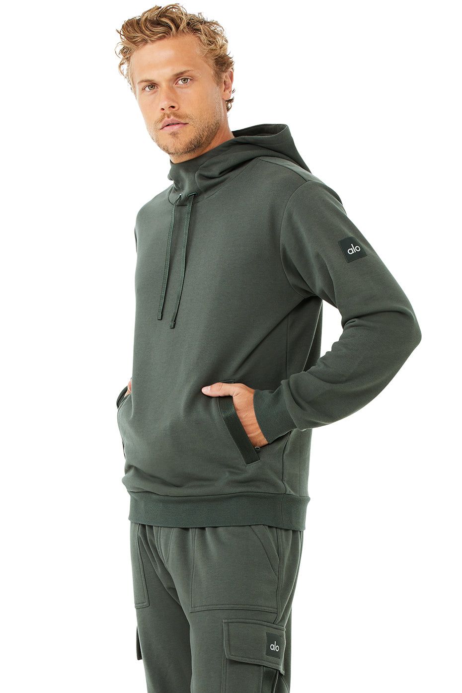 Highline Hoodie - Dark Cactus sold by Alo Yoga product image thumbnail 3