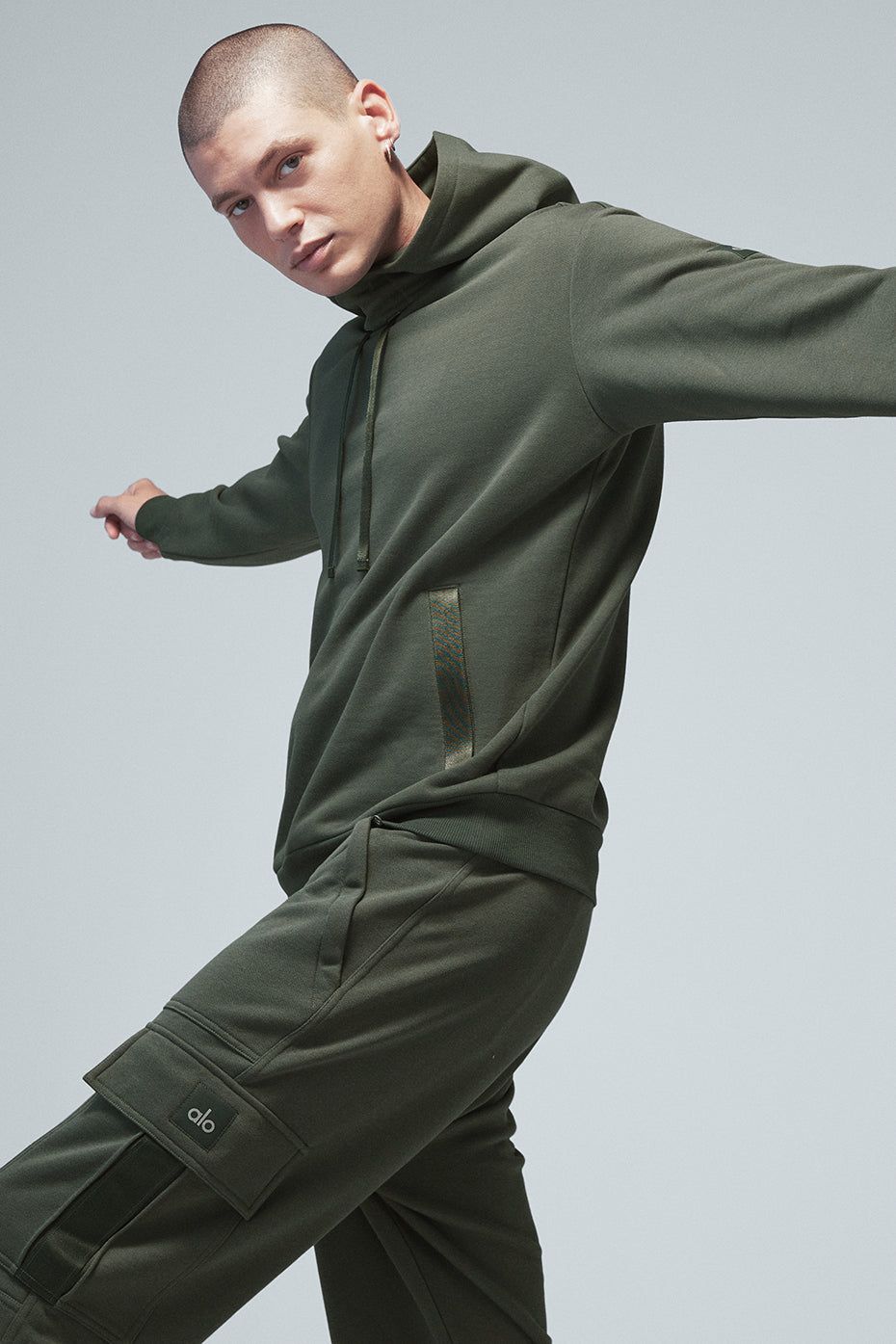 Highline Hoodie - Dark Cactus sold by Alo Yoga product image thumbnail 5