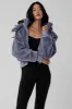Faux Fur Foxy Jacket - Fog sold by Alo Yoga