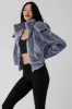 Faux Fur Foxy Jacket - Fog sold by Alo Yoga