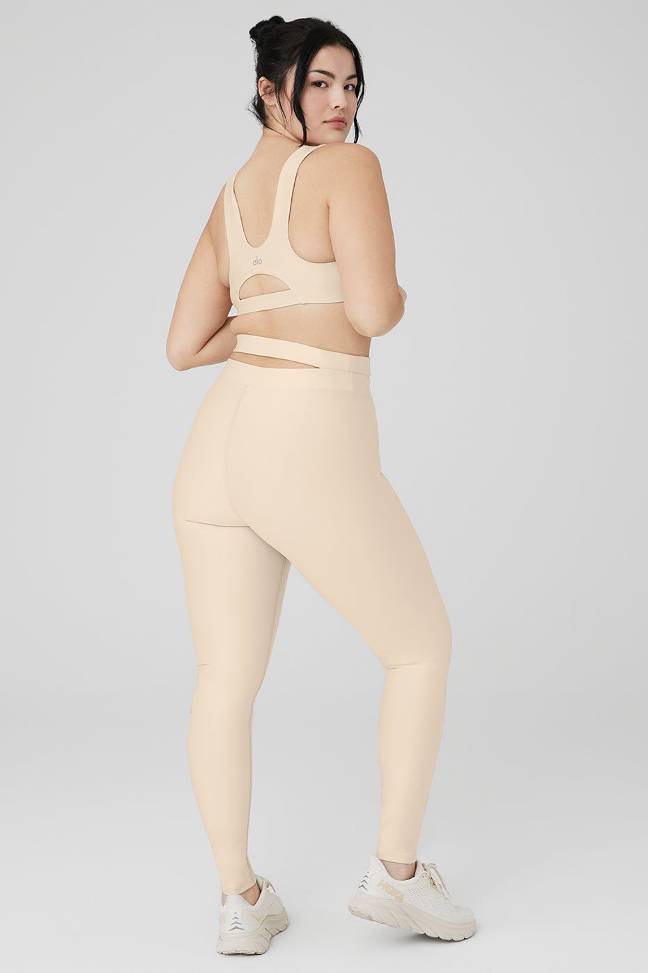 Airlift All Access Bra & Airlift High-Waist All Access Legging Set - Macadamia sold by Alo Yoga product image thumbnail 6