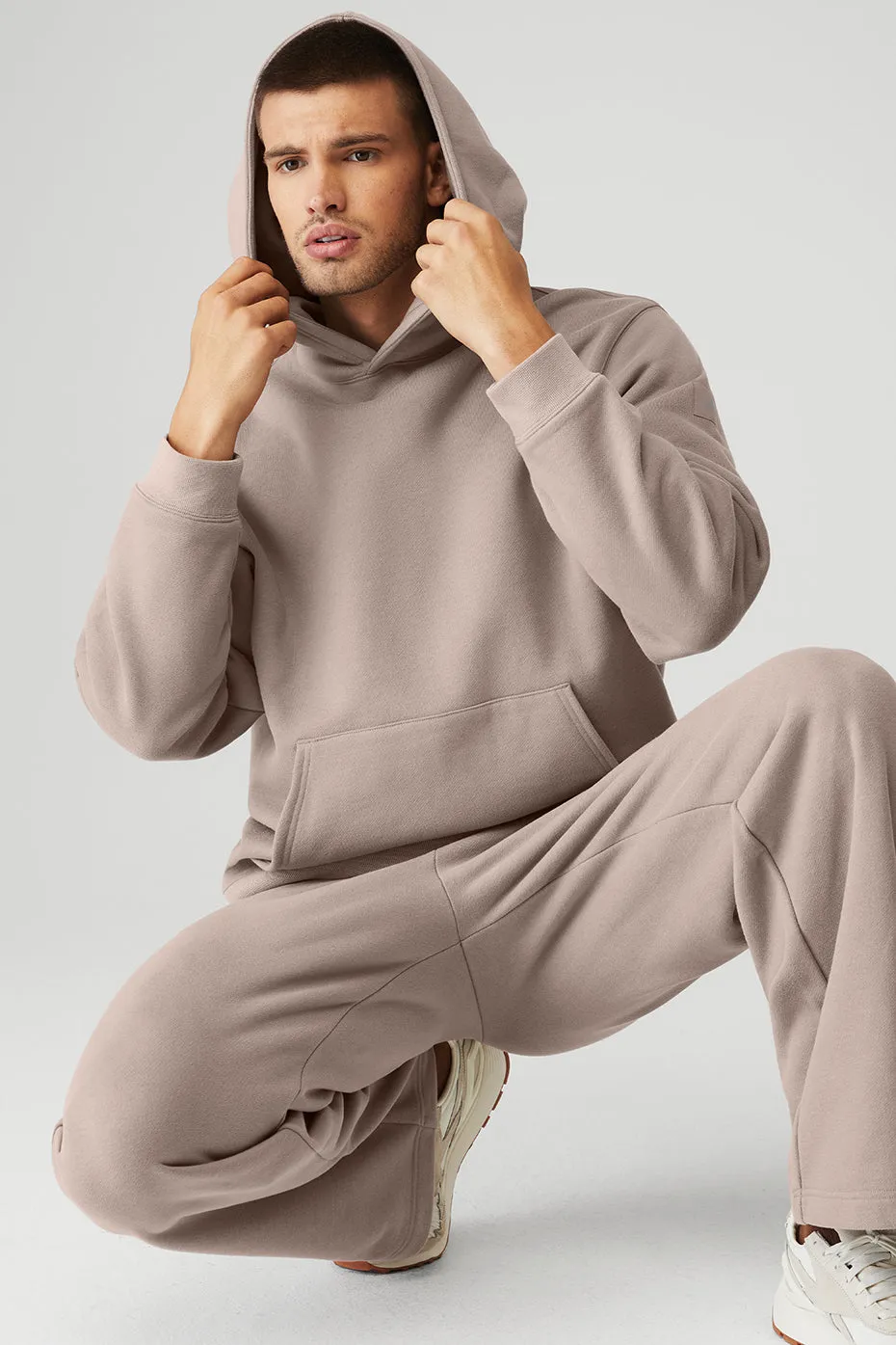 Renown Heavy Weight Hoodie - Taupe sold by Alo Yoga product image thumbnail 4