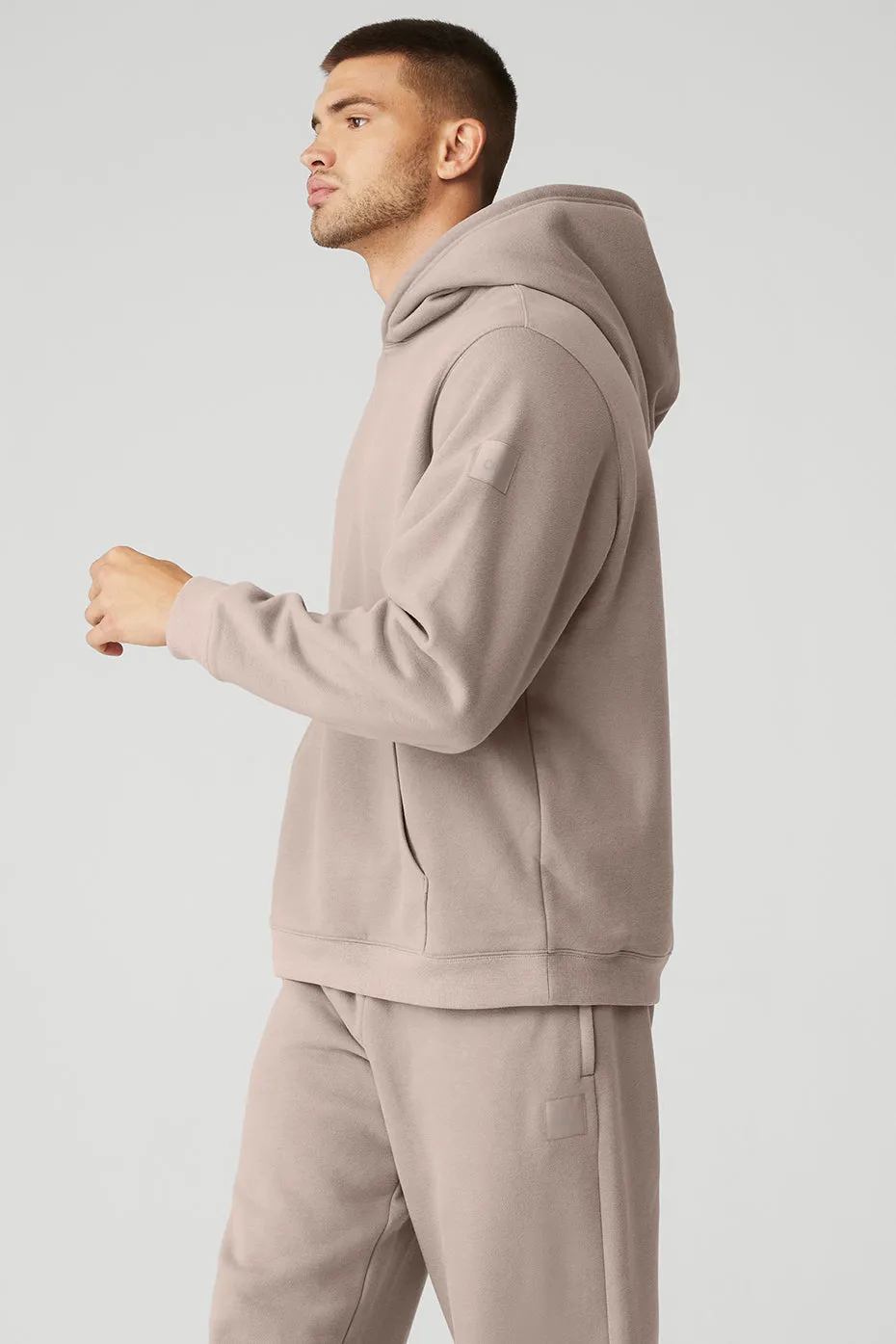 Renown Heavy Weight Hoodie - Taupe sold by Alo Yoga product image thumbnail 3