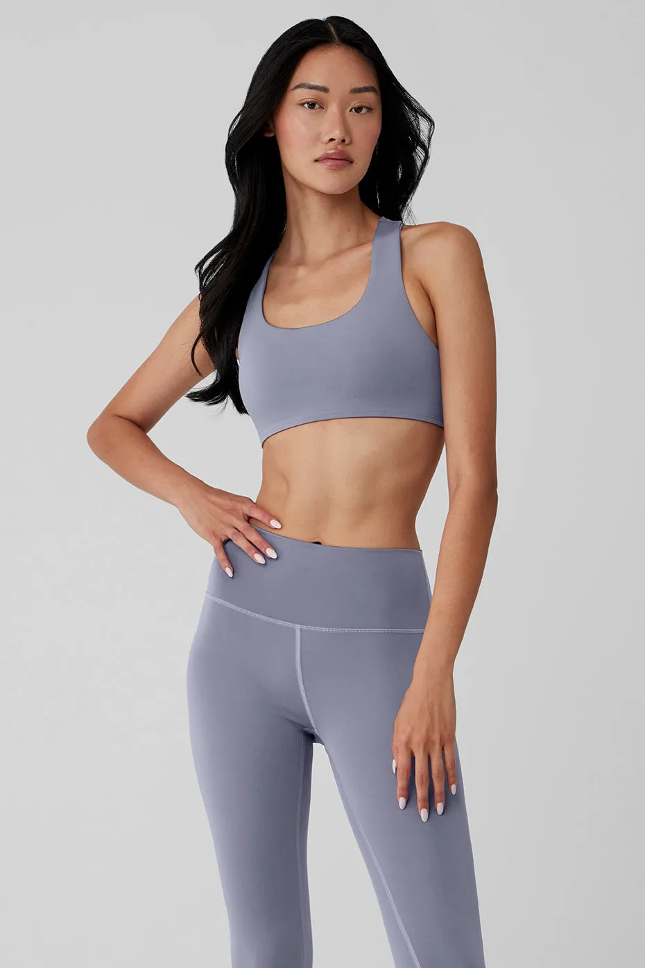 Airlift Advantage Racerback Bra - Fog sold by Alo Yoga