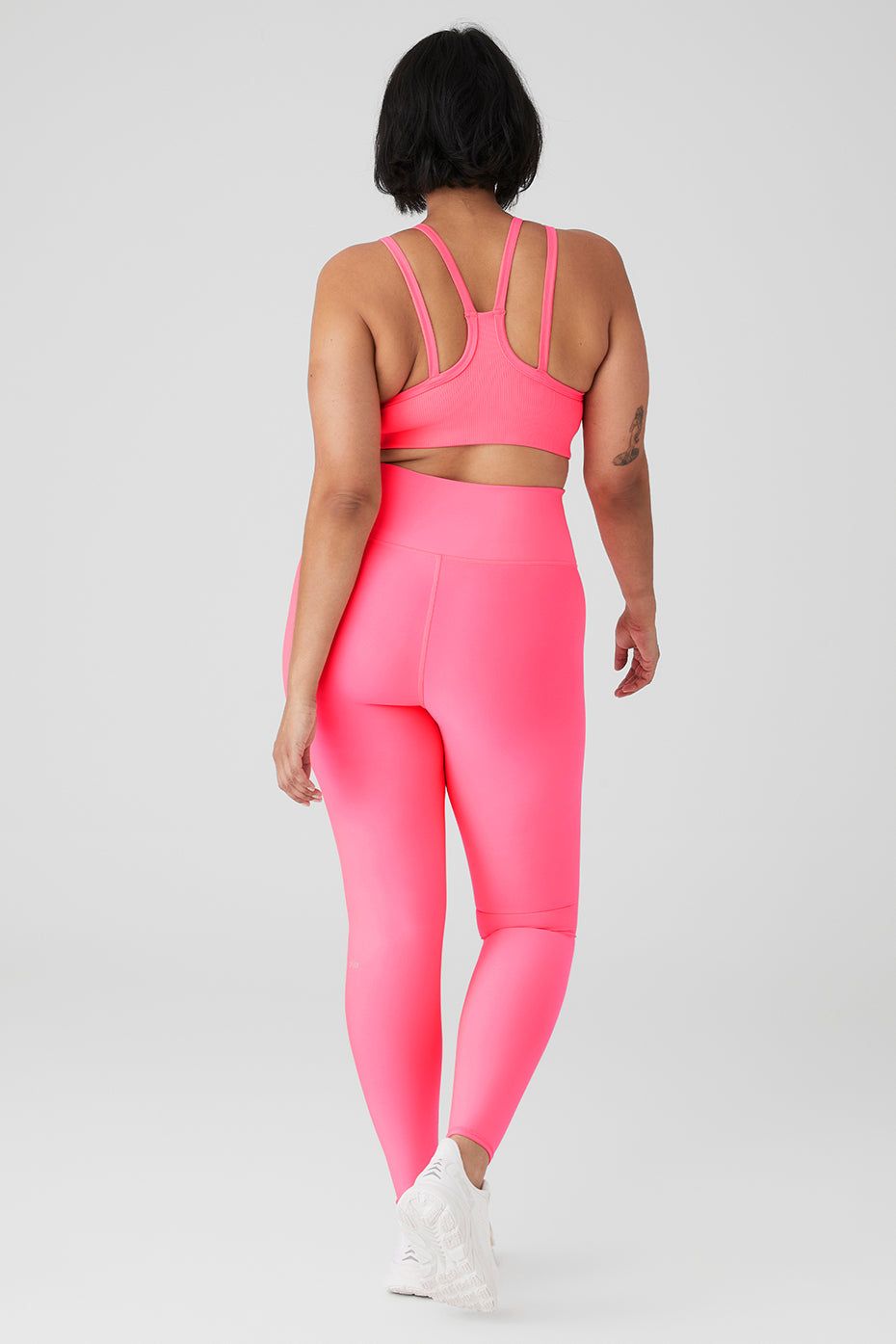 Airlift Ribbed Jump Start V-Neck Bra & High-Waist Airlift Legging Set sold by Alo Yoga product image thumbnail 6